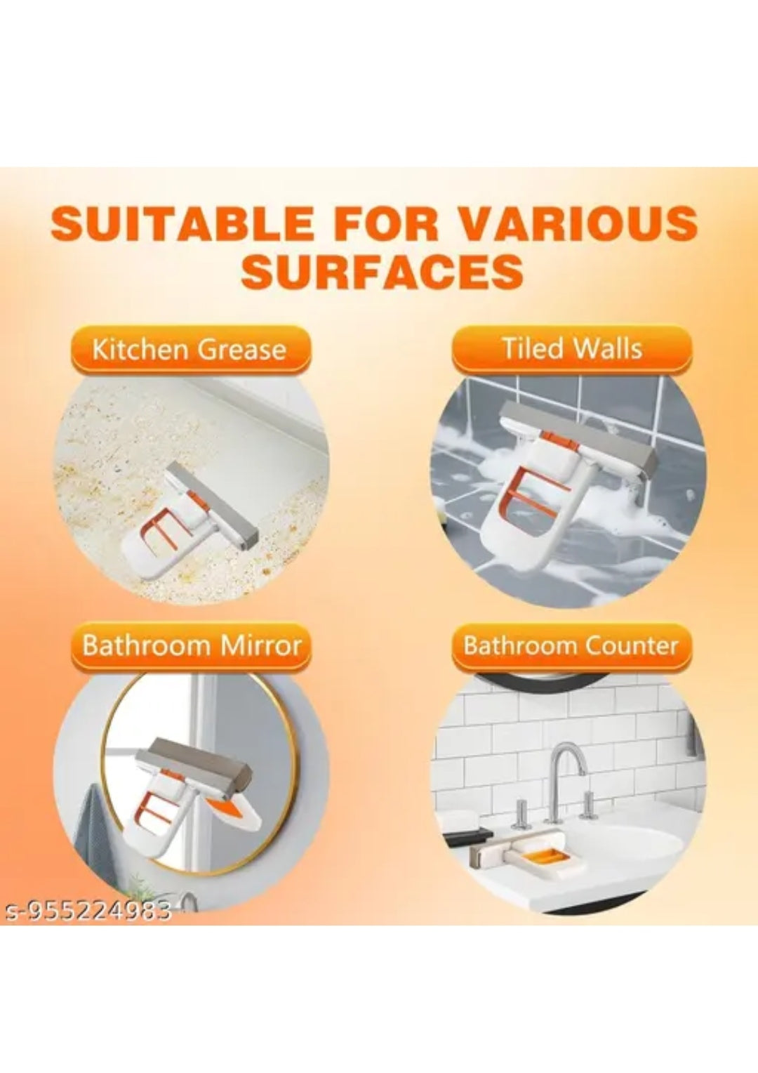 Mini foldable mop