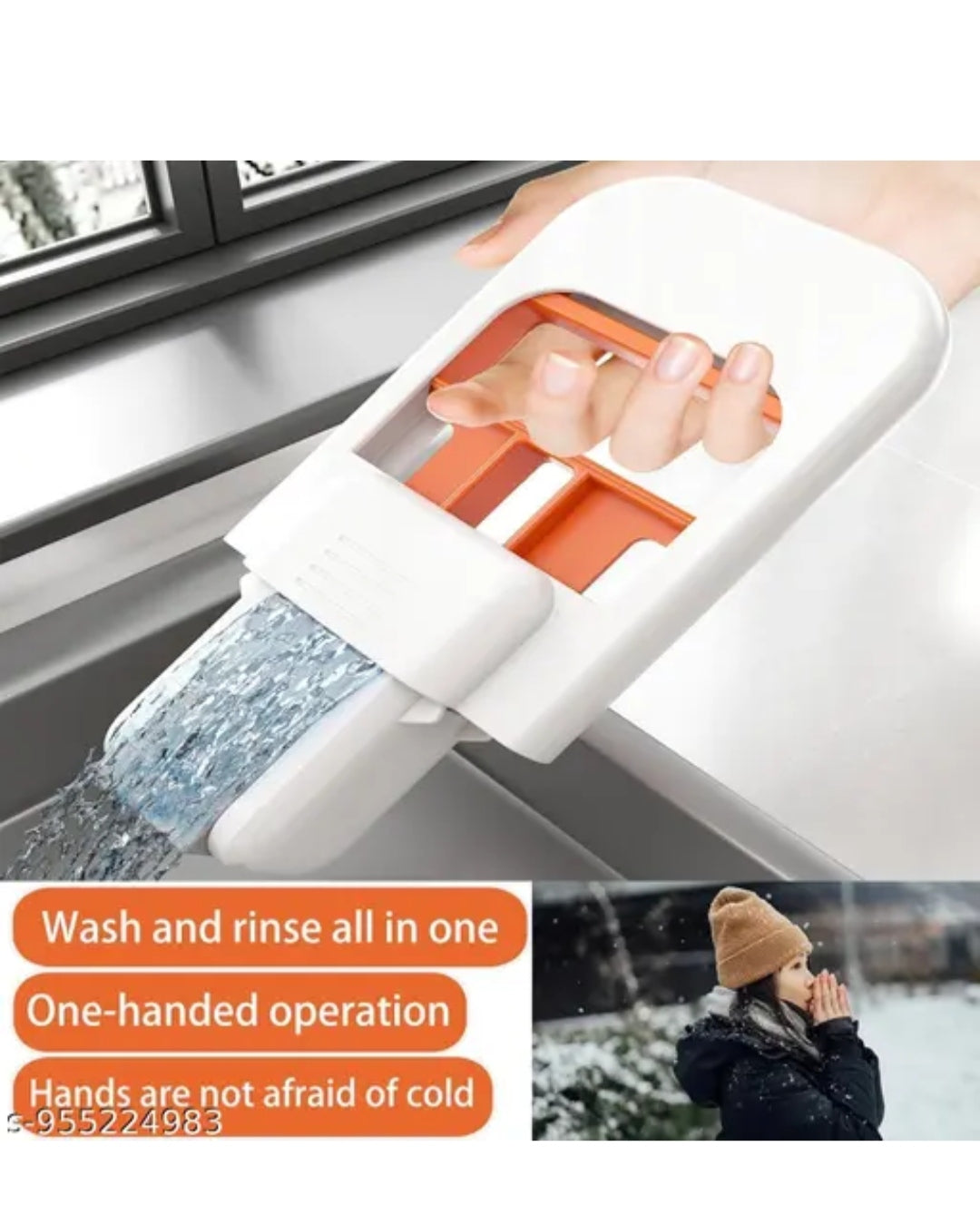 Mini foldable mop