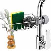 Elegant Stainless Steel Sink Organizer